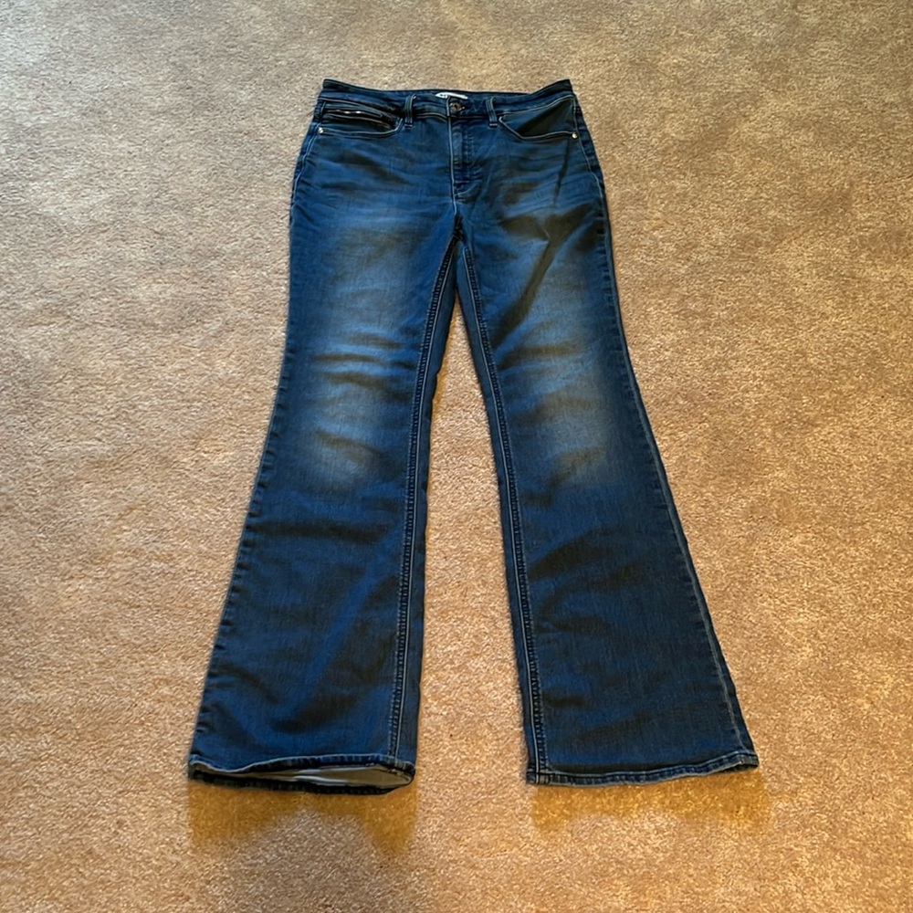 Size 12 Athleta flare blue jeans